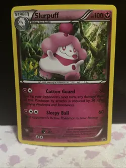 Pokemon TCG XY Slurpuff XY15 Black Star Promo Cosmos Holo NM - Image 1