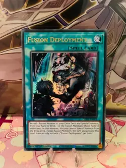 Yu-Gi-Oh! CH01-EN029 Fusion Deployment Ultra Rare Englisch TCG Anime - Image 1