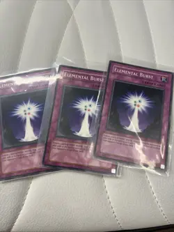 3x Yugioh! MP Elemental Burst - FET-EN059 - Common - Unlimited Edition LP - Image 1
