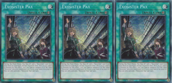 3X MP23-EN260 Exosister Pax - Prismatic Secret Rare 1st Edition Yugioh Card - Image 1