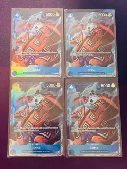 One Piece Jinbe (Seven Warlords of the Sea Binder Set) Playset (x4) NM - Image 1