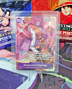 One Piece TCG Donquixote Doflamingo OP14-069 SR Alt Art - Near Mint - Image 1