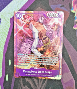 One Piece TCG Donquixote Doflamingo OP14-069 SR Alt Art - Near Mint - Image 2