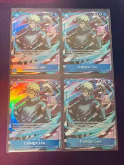 One Piece Trafalgar Law (Seven Warlords of the Sea Binder Set) Playset (x4) NM - Image 1
