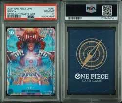 One Piece CCG JPN Buggy Alternative Art PSA 10 #OP09-051 - Image 3