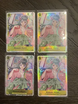 Kouzuki Hiyori OP06-106 SR x4 Playset | One Piece ENGLISH | MINT - Image 1