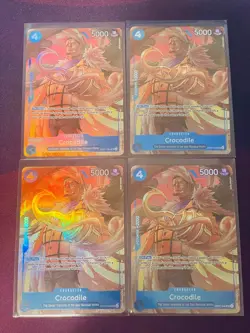 One Piece Crocodile (Seven Warlords of the Sea Binder Set) Playset (x4) NM - Image 1