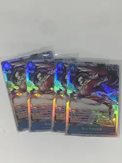 4x Playset ST17-004 Boa Hancock SR - One Piece TCG - ST17 Starter Deck English - Image 1