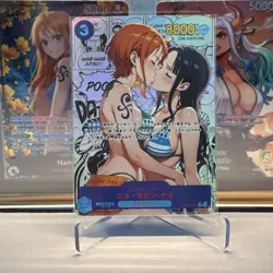 Nami & Nico Robin ONE PIECE Custom Sexy Goddess Waifu Anime Doujin Card - Image 1