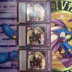 Yu-Gi-Oh! Dominus Purge INFO-EN078 Secret Rare 3 Card Playset NEW! - Image 2