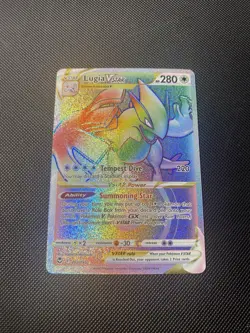 Pokemon Lugia v Star Rainbow Secret Rare Holo Card Silver Tempest 202/195 NM/M - Image 1