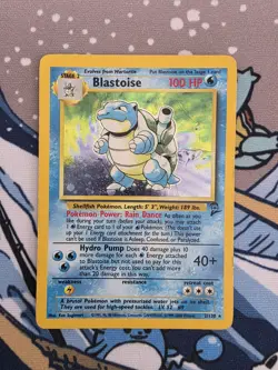 Pokemon TCG Blastoise Base Set 2 2/130 Holo Rare Card - Image 1