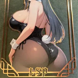 Goddess Story Gold METAL Card - Serial Number #166/200! Mai Bunny Girl *READ* - Image 3