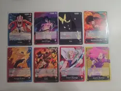 One Piece CCG OP-13 8 Leader Cards - Image 1