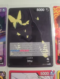 One Piece CCG OP-13 8 Leader Cards - Image 4