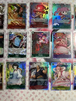 One Piece TCG SR/ Mixed LOT of 24 Foil Cards English Mixed Sets - Image 3