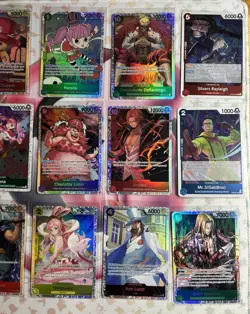 One Piece TCG SR/ Mixed LOT of 24 Foil Cards English Mixed Sets - Image 4