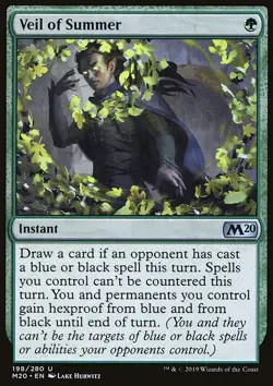 Veil of Summer - Core Set 2020 | MTG Card - Image 3