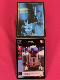 LOT of *114* - STAR WARS Young Jedi CCG TCG Cards - R2-D2 Foil - Image 1