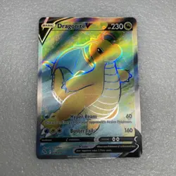 Pokemon TCG Dragonite v Full Art Ultra Rare Card 76/78 Near Mint - Image 1