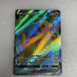 Pokemon TCG Dragonite v Full Art Ultra Rare Card 76/78 Near Mint - Image 3