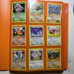 Pokemon TCG Vintage Card Binder, Lot 1995 180 Cards Binder Included - Image 1