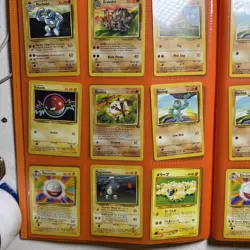 Pokemon TCG Vintage Card Binder, Lot 1995 180 Cards Binder Included - Image 4