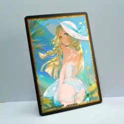 LILLIE Waifu Anime Card LIMITED 1/1 Custom TCG Holo Goddess Story ACG T12984 - Image 2