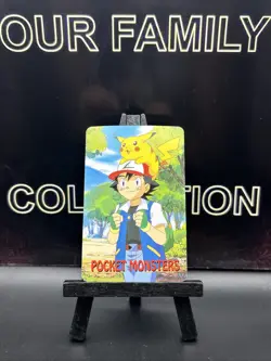 Hitmonlee & Hitmonchan 1998 Pokemon Pocket Monsters Poker Playing Card Vintage - Image 4