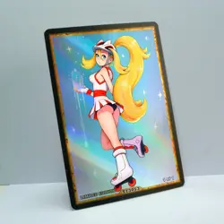 KORRINA Waifu Anime Card LIMITED 1/1 Custom TCG Holo Goddess Story ACG T13053 - Image 2
