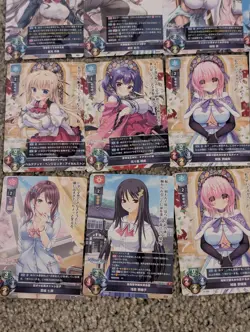 Lycee Overture Caricature Giga 1.0 Rare & Uncommon Lot Of 23 Cards Waifu - Image 3