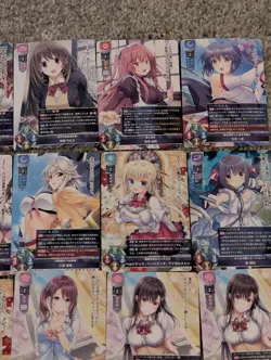 Lycee Overture Caricature Giga 1.0 Rare & Uncommon Lot Of 23 Cards Waifu - Image 5
