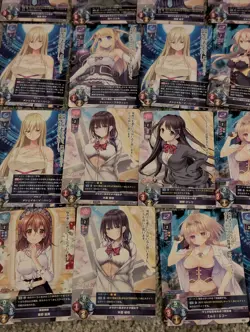 Lycee Overture Caricature Giga 1.0 Common Lot Of 46 Cards Waifu - Image 4