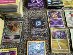 Huge Lot of 1000 Pokemon Cards + 2 Theme Decks Mewtwo Blastoise Unsearched - Image 5