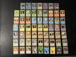 61 Unique Cards XY Era Pokemon Card Lot XY Evolutions Partial Master Set w Holos - Image 1