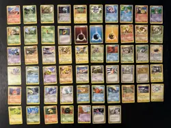 57 Vintage Pokemon Card E-Reader Lot - EX Ruby & Sapphire EX Sandstorm EX Dragon - Image 1