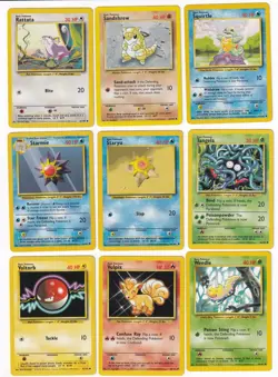 Pokemon Base Set COMPLETE SET Common Vintage WOTC 32 Card Lot MP-NM - Image 4