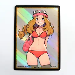SERENA Waifu Anime Card LIMITED 1/1 Custom TCG Holo Goddess Story ACG T12989 - Image 1