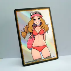SERENA Waifu Anime Card LIMITED 1/1 Custom TCG Holo Goddess Story ACG T12989 - Image 2