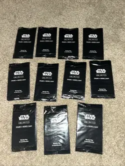11x Star Wars Unlimited Spark Of Rebellion Weekly Play 3 Card Booster Packs - Image 1