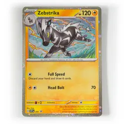 Pokemon - Zebstrika - Cosmos Holo - SVP201 - Black Star Promo Card - Image 1