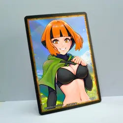 GARDENIA Waifu Anime Card LIMITED 1/1 Custom TCG Holo Goddess Story ACG T13043 - Image 2