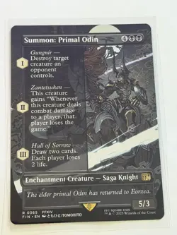Summon: Primal Odin Borderless Final Fantasy 365 - Image 1