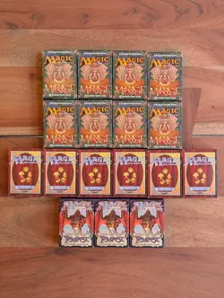 EMPTY Starter Deck Boxes (Mirage, Tempest, 5th) Magic The Gathering MTG Vintage - Image 1