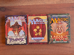 EMPTY Starter Deck Boxes (Mirage, Tempest, 5th) Magic The Gathering MTG Vintage - Image 4