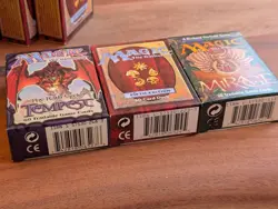 EMPTY Starter Deck Boxes (Mirage, Tempest, 5th) Magic The Gathering MTG Vintage - Image 5