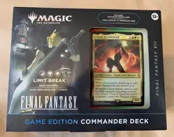 FFVII Video Game Edition Limit Break Commander Deck Final Fantasy FIN MTG - Image 1