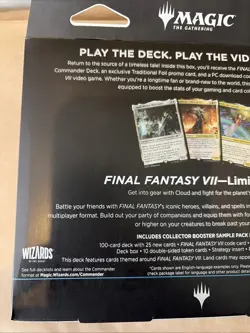 FFVII Video Game Edition Limit Break Commander Deck Final Fantasy FIN MTG - Image 4