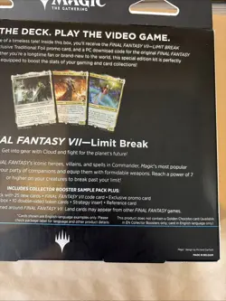 FFVII Video Game Edition Limit Break Commander Deck Final Fantasy FIN MTG - Image 5
