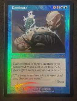 Vintage MTG - Dominate 31/143 - FOIL Uncommon - Magic: The Gathering Nemesis - Image 1